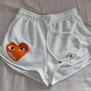 University of Miami white shorts